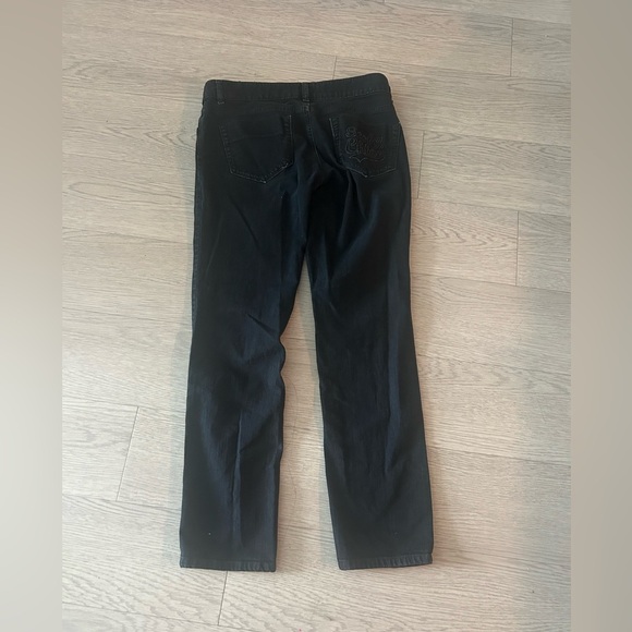 See by Chloe Black Logo Slim Fit Jeans Size 27 - Picture 4 of 5